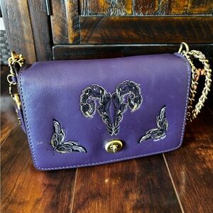 Coach 1941 Tattoo Dinky Chelsea Champlain Ram Plum Dark Purple